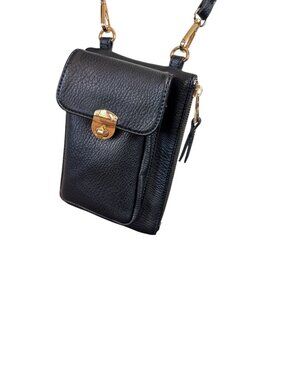 Black crossbody versatile bag with phone holder zip pockets removable strap NWOT
